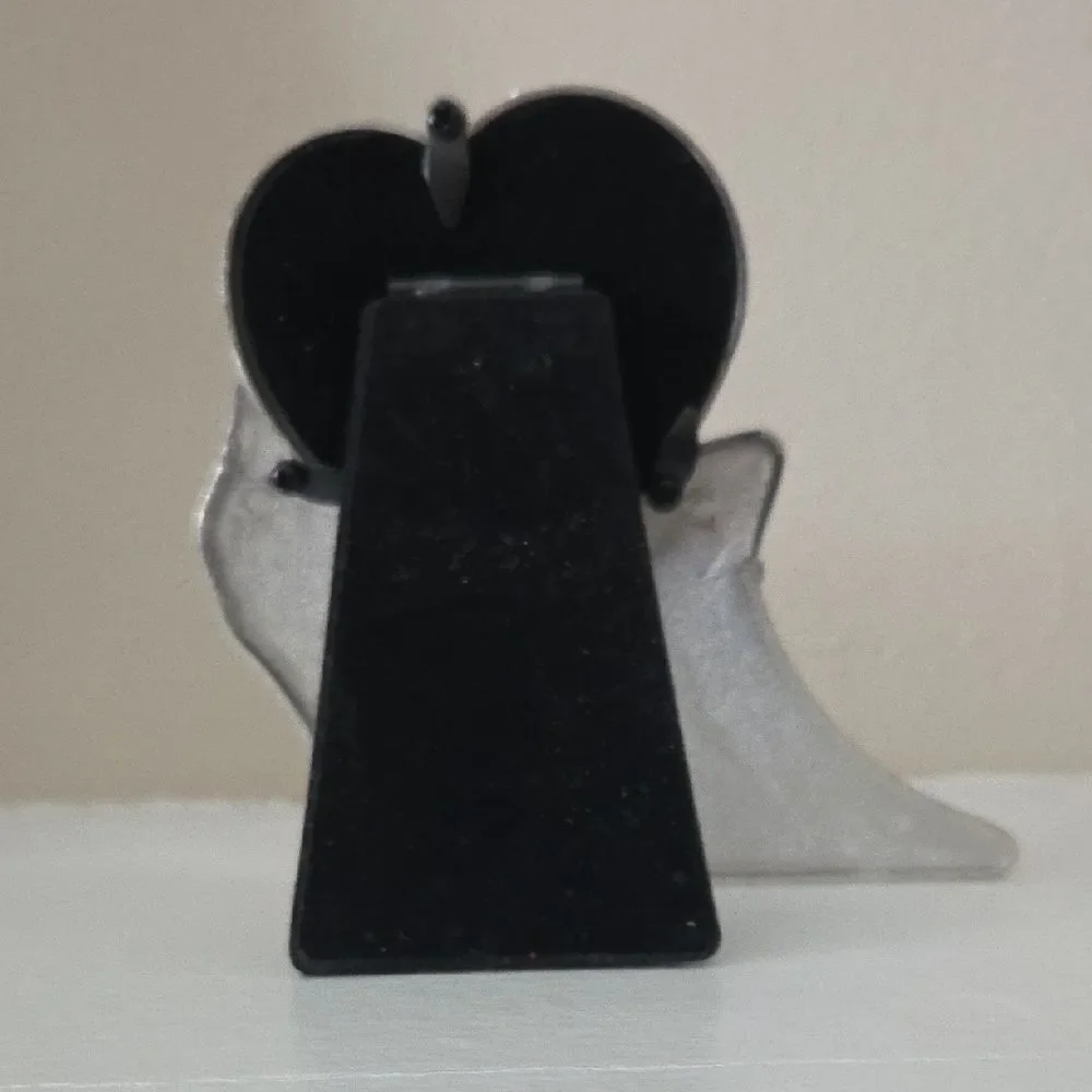 Elegant Silver and Cream Decorative Shoe Frame